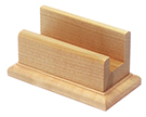 BF Woods Vertical Card Holder  w/ Base - Maple